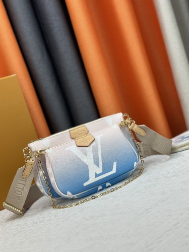 Louis Vuitton Womens Bags Clutch Wallets Luxury Brand Fashion Type Messenger Bags Multi Pochette Accessoires M57633 Whatsapp 【+1-3239614486】