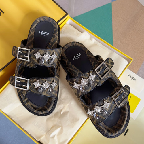 Fendi Womens Mens Unisex Shoes Fashion Luxury Brand Fendi First Slippers with Original Box Whatsapp 【+1-3239614486】