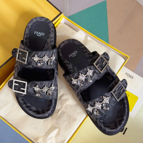Fendi Womens Mens Unisex Shoes Fashion Luxury Brand Fendi First Slippers with Original Box Whatsapp 【+1-3239614486】
