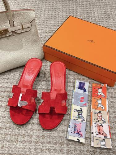 Hermes Womens Shoes Extra Slippers Sandals 4.5cm Heel Casual Fashion Sandals Luxury Brand with Original Box Whatsapp【+1-3239614486】