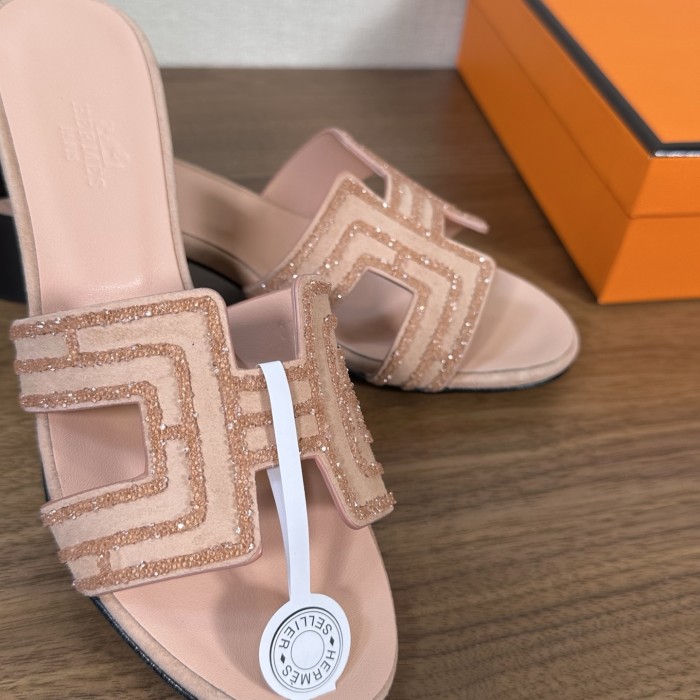 Hermes Womens Shoes Extra Slippers Sandals 4.5cm Heel Casual Fashion Sandals Luxury Brand with Original Box Whatsapp【+1-3239614486】