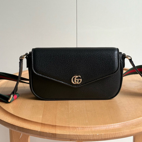 Gucci Womens Bags Shoulder Messenger Bag Luxury Brand Ophidia mini bag in black Supreme with Original Box 764961 FACU3 4047