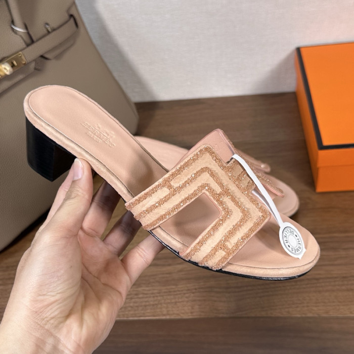 Hermes Womens Shoes Extra Slippers Sandals 4.5cm Heel Casual Fashion Sandals Luxury Brand with Original Box Whatsapp【+1-3239614486】