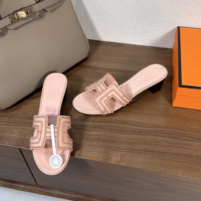 Hermes Womens Shoes Extra Slippers Sandals 4.5cm Heel Casual Fashion Sandals Luxury Brand with Original Box Whatsapp【+1-3239614486】