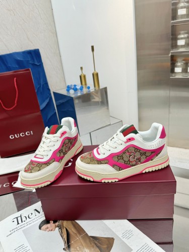 Gucci Mens Shoes Sneakers Luxury Brand MEN'S GUCCI RE-WEB SNEAKER ‎824221 AADJA 9571 with Original Box Whatsapp【+1-3239614486】