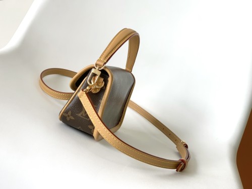Louis Vuitton Womens Bags Messenger Shoulder Bags Luxury Brand M83298 Nano Diane Monogram Canvas Whatsapp 【+1-3239614486】