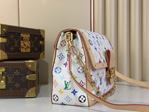 Louis Vuitton Womens Bags Handbags Luxury Brand Fashion M13255 LV LV x TM Dauphine Soft GM Other Monogram Canvas Whatsapp 【+1-3239614486】