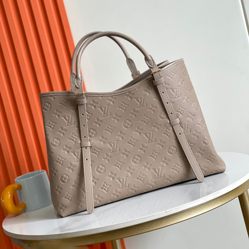 Louis Vuitton Womens Bags Handbags Luxury Brand Fashion Type LV M47185 Babylone Tote MM Monogram Empreinte Leather Whatsapp 【+1-3239614486】