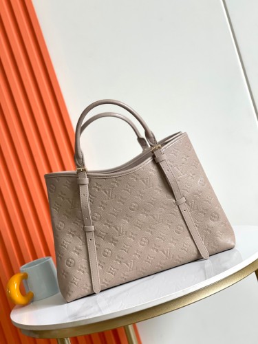 Louis Vuitton Womens Bags Handbags Luxury Brand Fashion Type LV M47185 Babylone Tote MM Monogram Empreinte Leather Whatsapp 【+1-3239614486】