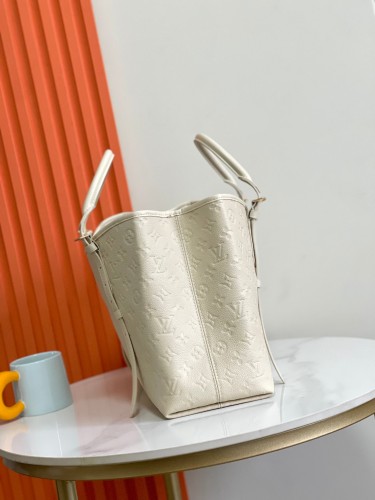 Louis Vuitton Womens Bags Handbags Luxury Brand Fashion Type LV M47185 Babylone Tote MM Monogram Empreinte Leather Whatsapp 【+1-3239614486】