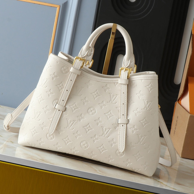 Louis Vuitton Womens Bags Handbags Luxury Brand Fashion Type LV M47185 Babylone Tote MM Monogram Empreinte Leather Whatsapp 【+1-3239614486】