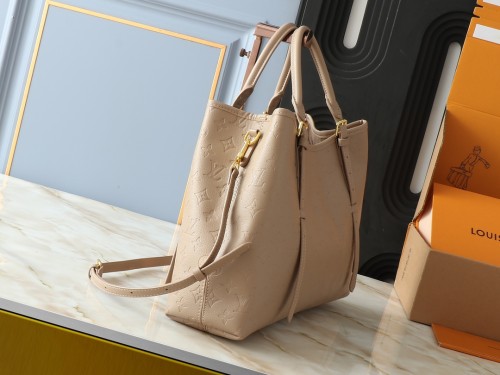 Louis Vuitton Womens Bags Handbags Luxury Brand Fashion Type LV M47185 Babylone Tote MM Monogram Empreinte Leather Whatsapp 【+1-3239614486】