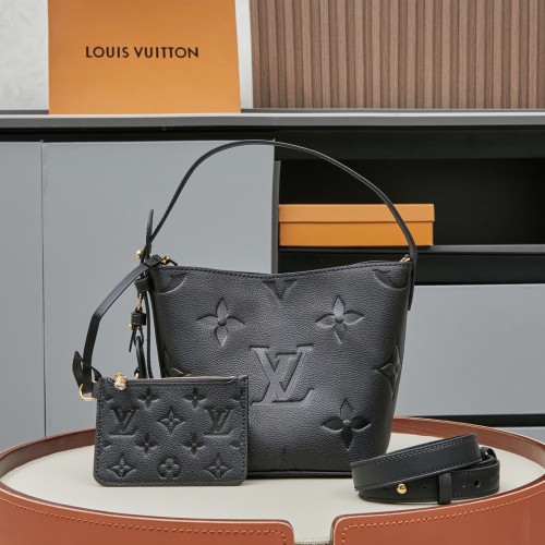 Louis Vuitton Womens Bags Handbags Luxury Brand M13045 All In BB Bicolor Monogram Empreinte Leather Whatsapp 【+1-3239614486】