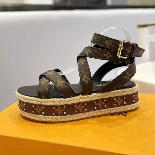 Louis Vuitton Womens Shoes Sandals Boundary Platform Sandals 1A63U5 with Original Box whatsapp 【+1-3239614486】