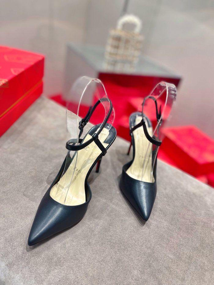Christian Louboutin Womens Shoes Follies Strass High Heels Shoes Pumps 10cm Whatsapp【+1-3239614486】
