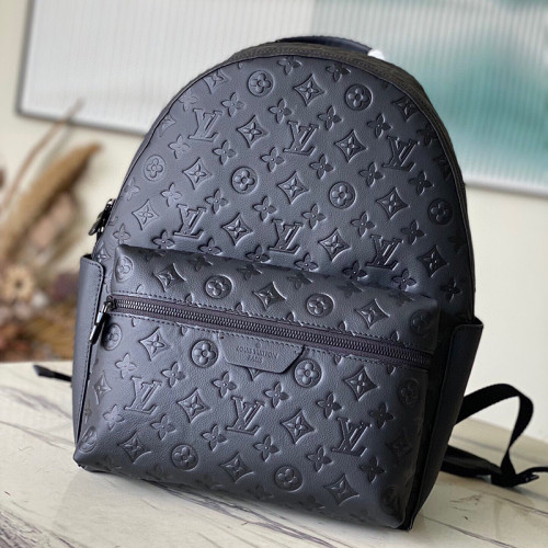 Louis Vuitton Womens Mens Unisex Bags Backpacks Luxury Fashion M46553 Discovery Backpack Monogram Shadow Leather without Original Box Whatsapp【+1-3239614486】