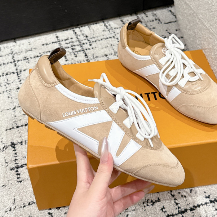 Louis Vuitton Mens Womens Unisex Shoes Fashion Sneakers Design Luxury Brand 1AHNFE LV Footprint Soccer Sneaker with Original Box Whatsapp 【+1-3239614486】