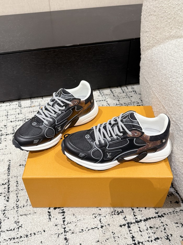 Louis Vuitton Mens Womens Unisex Shoes Fashion Sneakers Design Luxury Brand 1AHNFE LV Footprint Soccer Sneaker with Original Box Whatsapp 【+1-3239614486】