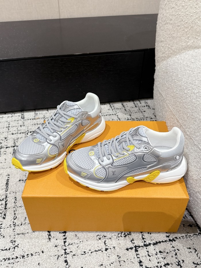 Louis Vuitton Mens Womens Unisex Shoes Fashion Sneakers Design Luxury Brand 1AHNFE LV Footprint Soccer Sneaker with Original Box Whatsapp 【+1-3239614486】