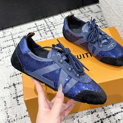 Louis Vuitton Mens Womens Unisex Shoes Fashion Sneakers Design Luxury Brand 1AHNFE LV Footprint Soccer Sneaker with Original Box Whatsapp 【+1-3239614486】