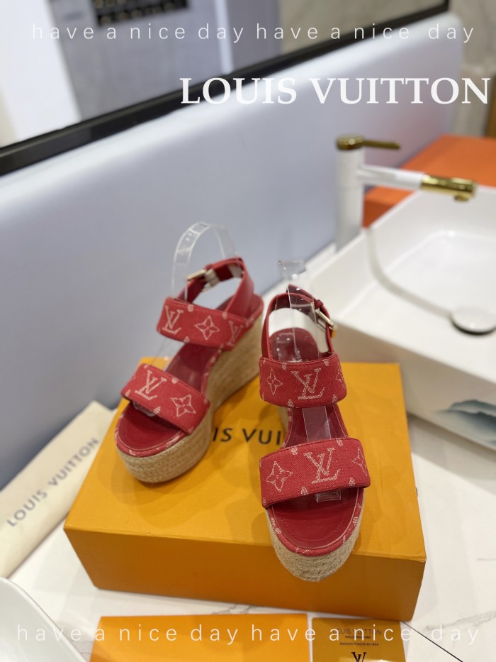 Louis Vuitton Womens Shoes Sandals 9cm Heel and 6cm Platform Boundary Platform Sandals 1A8N9L with Original Box whatsapp 【+1-3239614486】