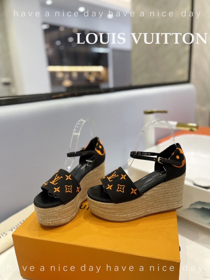 Louis Vuitton Womens Shoes Sandals 9cm Heel and 6cm Platform Boundary Platform Sandals 1A8N9L with Original Box whatsapp 【+1-3239614486】