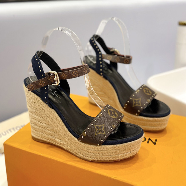 Louis Vuitton Womens Shoes Sandals 9cm Heel and 6cm Platform Boundary Platform Sandals 1A8N9L with Original Box whatsapp 【+1-3239614486】