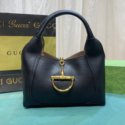 Gucci Womens Bags Shoulder Messenger Bag Luxury Brand 837467 AAEAO 1000 Gucci Softbit medium top handle bag in black leather with Original Box whatsapp 【+1-3239614486】