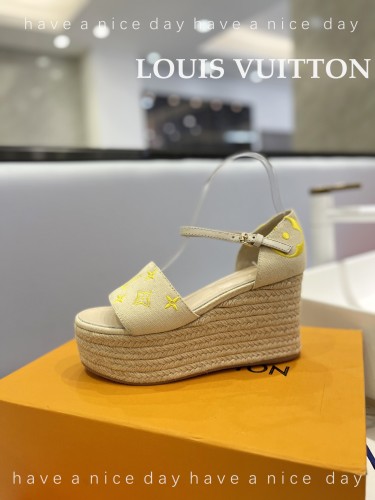 Louis Vuitton Womens Shoes Sandals 9cm Heel and 6cm Platform Boundary Platform Sandals 1A8N9L with Original Box whatsapp 【+1-3239614486】