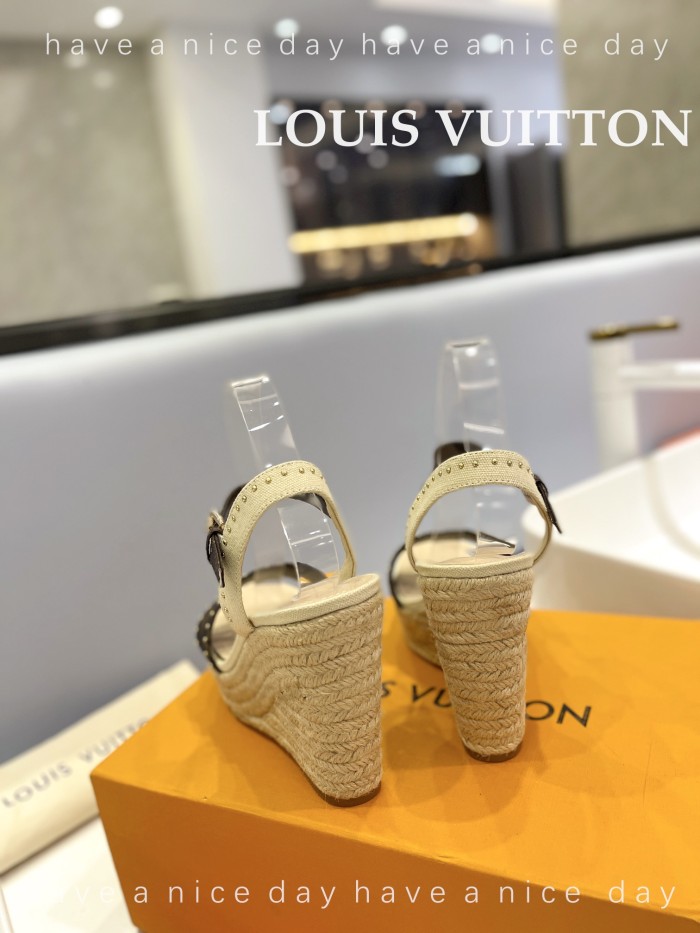 Louis Vuitton Womens Shoes Sandals 9cm Heel and 6cm Platform Boundary Platform Sandals 1A8N9L with Original Box whatsapp 【+1-3239614486】