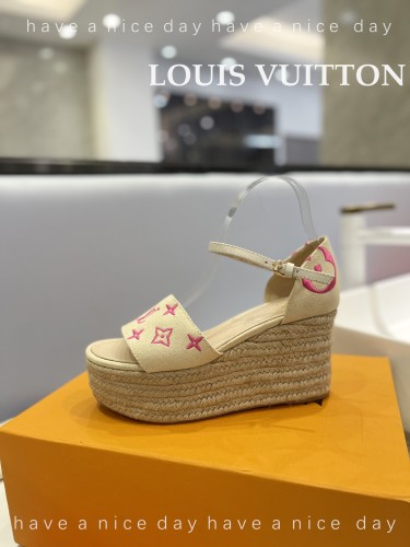 Louis Vuitton Womens Shoes Sandals 9cm Heel and 6cm Platform Boundary Platform Sandals 1A8N9L with Original Box whatsapp 【+1-3239614486】