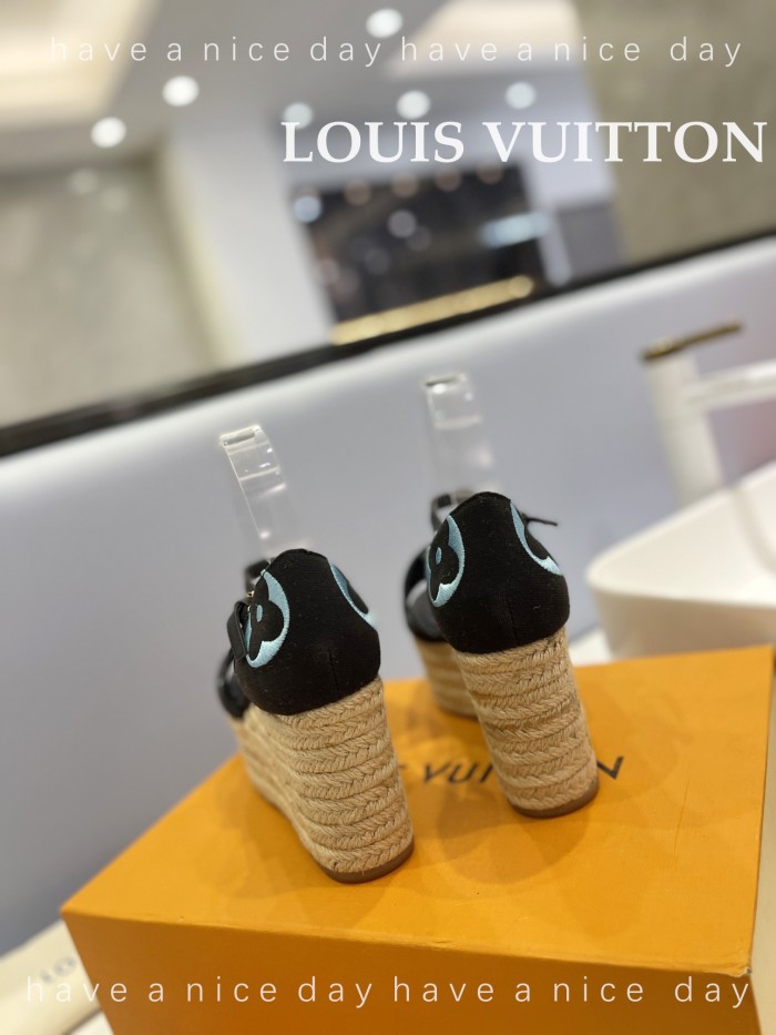 Louis Vuitton Womens Shoes Sandals 9cm Heel and 6cm Platform Boundary Platform Sandals 1A8N9L with Original Box whatsapp 【+1-3239614486】