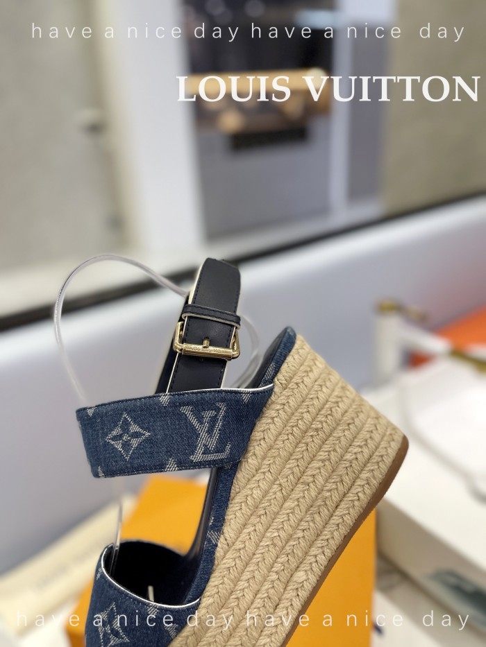 Louis Vuitton Womens Shoes Sandals 9cm Heel and 6cm Platform Boundary Platform Sandals 1A8N9L with Original Box whatsapp 【+1-3239614486】