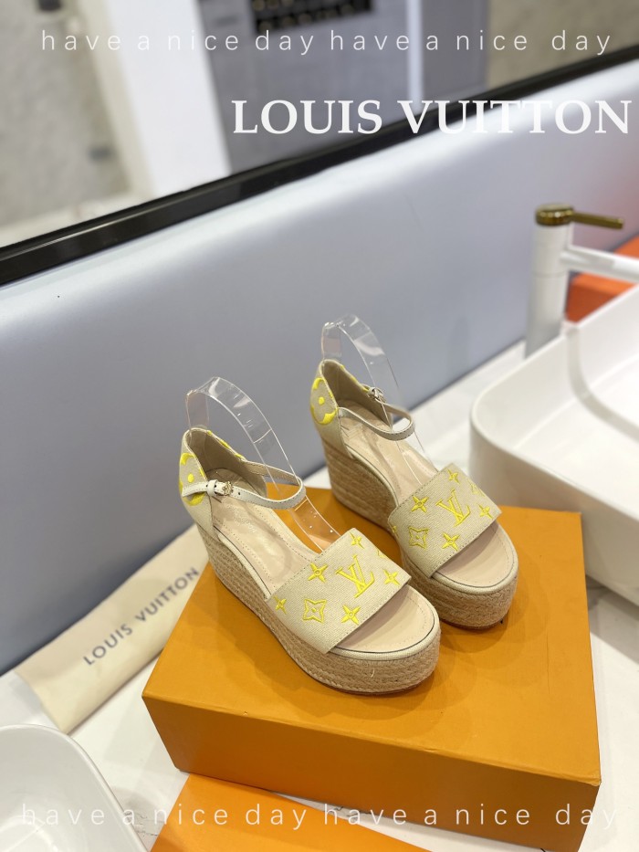 Louis Vuitton Womens Shoes Sandals 9cm Heel and 6cm Platform Boundary Platform Sandals 1A8N9L with Original Box whatsapp 【+1-3239614486】