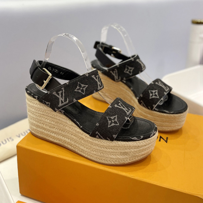 Louis Vuitton Womens Shoes Sandals 9cm Heel and 6cm Platform Boundary Platform Sandals 1A8N9L with Original Box whatsapp 【+1-3239614486】