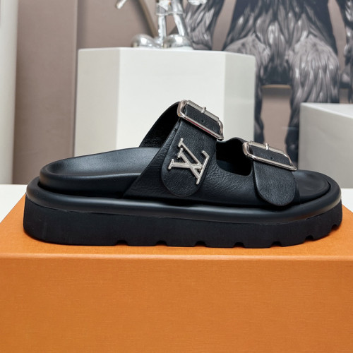 Louis Vuitton Womens Mens Shoes Sandals Slippers Luxury Brand LV Flat Comfort Mule with Original Box Whatsapp 【+1-3239614486】