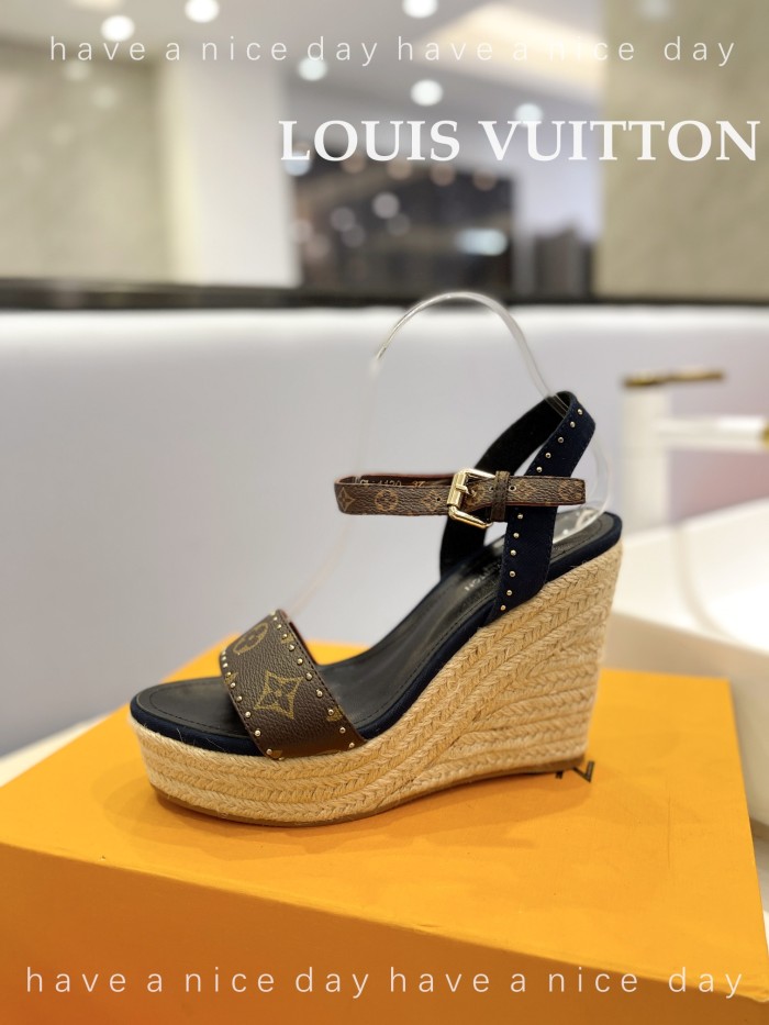 Louis Vuitton Womens Shoes Sandals 9cm Heel and 6cm Platform Boundary Platform Sandals 1A8N9L with Original Box whatsapp 【+1-3239614486】