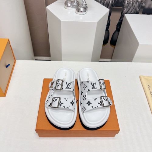 Louis Vuitton Womens Mens Shoes Sandals Slippers Luxury Brand LV Flat Comfort Mule with Original Box Whatsapp 【+1-3239614486】