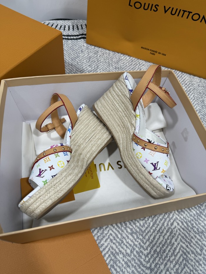 Louis Vuitton Womens Shoes Sandals 9cm Heel and 6cm Platform Boundary Platform Sandals 1A8N9L with Original Box whatsapp 【+1-3239614486】