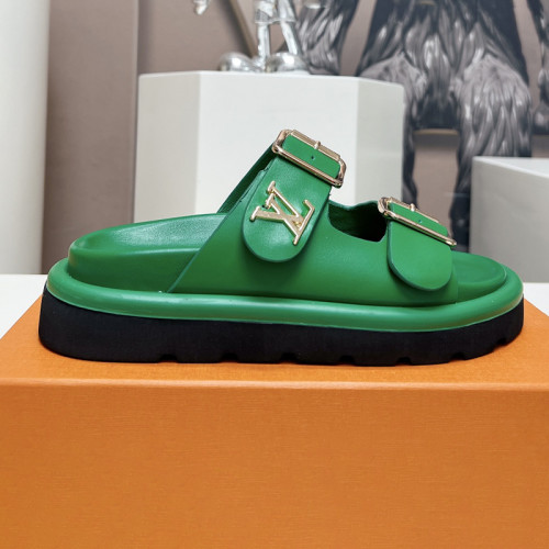 Louis Vuitton Womens Mens Shoes Sandals Slippers Luxury Brand LV Flat Comfort Mule with Original Box Whatsapp 【+1-3239614486】