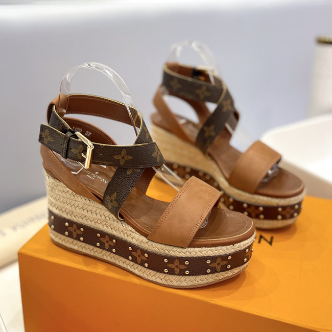 Louis Vuitton Womens Shoes Sandals 9cm Heel and 6cm Platform Boundary Platform Sandals 1A8N9L with Original Box whatsapp 【+1-3239614486】