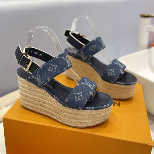 Louis Vuitton Womens Shoes Sandals 9cm Heel and 6cm Platform Boundary Platform Sandals 1A8N9L with Original Box whatsapp 【+1-3239614486】