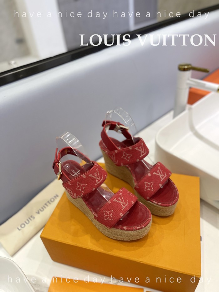 Louis Vuitton Womens Shoes Sandals 9cm Heel and 6cm Platform Boundary Platform Sandals 1A8N9L with Original Box whatsapp 【+1-3239614486】
