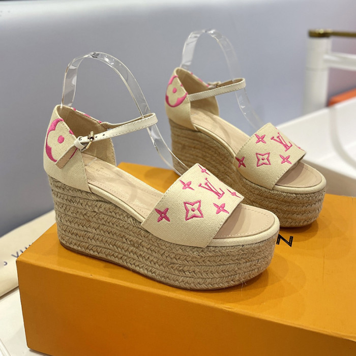 Louis Vuitton Womens Shoes Sandals 9cm Heel and 6cm Platform Boundary Platform Sandals 1A8N9L with Original Box whatsapp 【+1-3239614486】