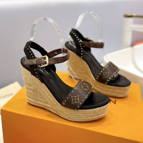 Louis Vuitton Womens Shoes Sandals 9cm Heel and 6cm Platform Boundary Platform Sandals 1A8N9L with Original Box whatsapp 【+1-3239614486】