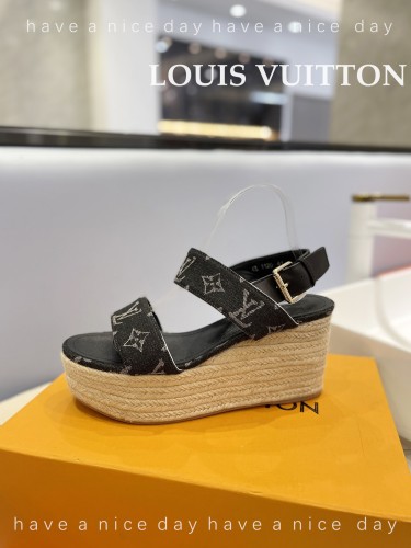 Louis Vuitton Womens Shoes Sandals 9cm Heel and 6cm Platform Boundary Platform Sandals 1A8N9L with Original Box whatsapp 【+1-3239614486】