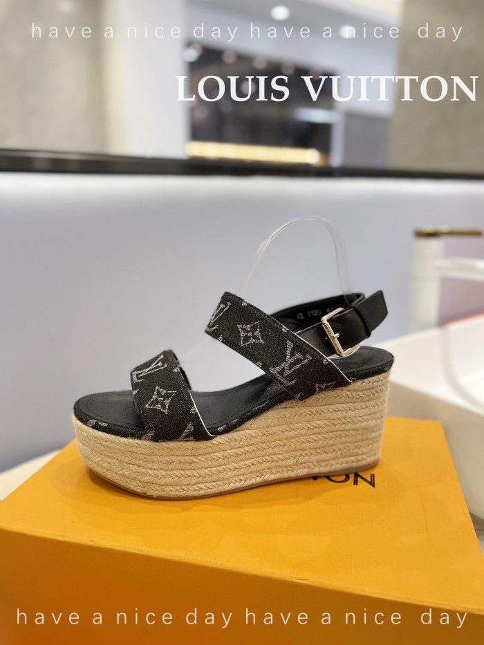 Louis Vuitton Womens Shoes Sandals 9cm Heel and 6cm Platform Boundary Platform Sandals 1A8N9L with Original Box whatsapp 【+1-3239614486】