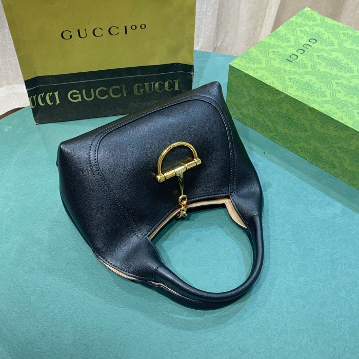Gucci Womens Bags Shoulder Messenger Bag Luxury Brand 837467 AAEAO 1000 Gucci Softbit medium top handle bag in black leather with Original Box whatsapp 【+1-3239614486】