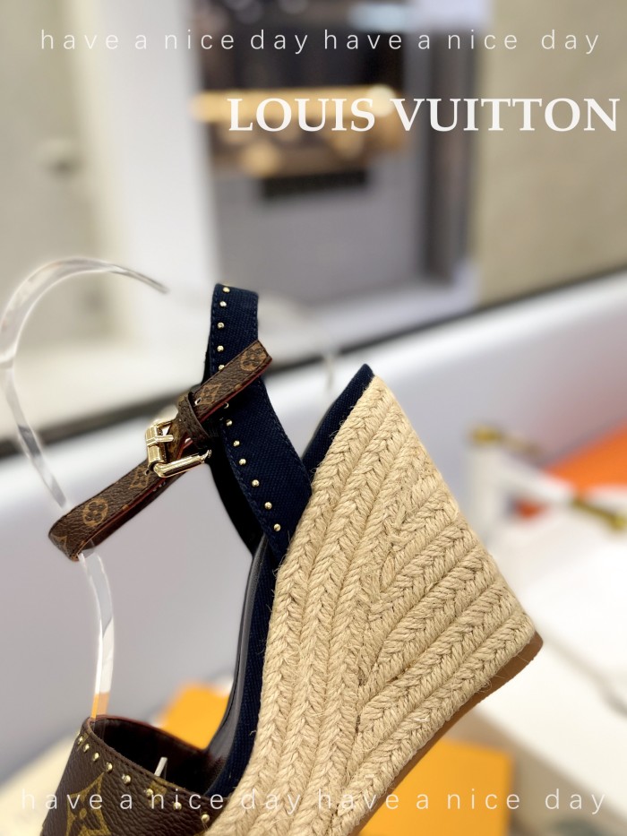 Louis Vuitton Womens Shoes Sandals 9cm Heel and 6cm Platform Boundary Platform Sandals 1A8N9L with Original Box whatsapp 【+1-3239614486】