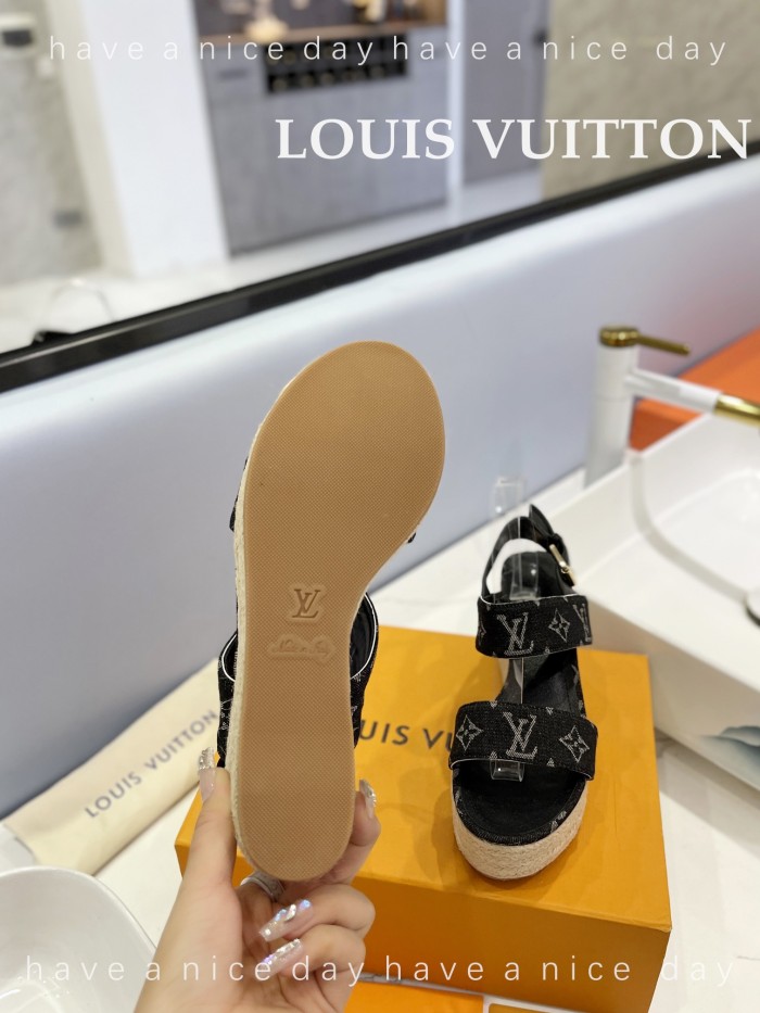 Louis Vuitton Womens Shoes Sandals 9cm Heel and 6cm Platform Boundary Platform Sandals 1A8N9L with Original Box whatsapp 【+1-3239614486】